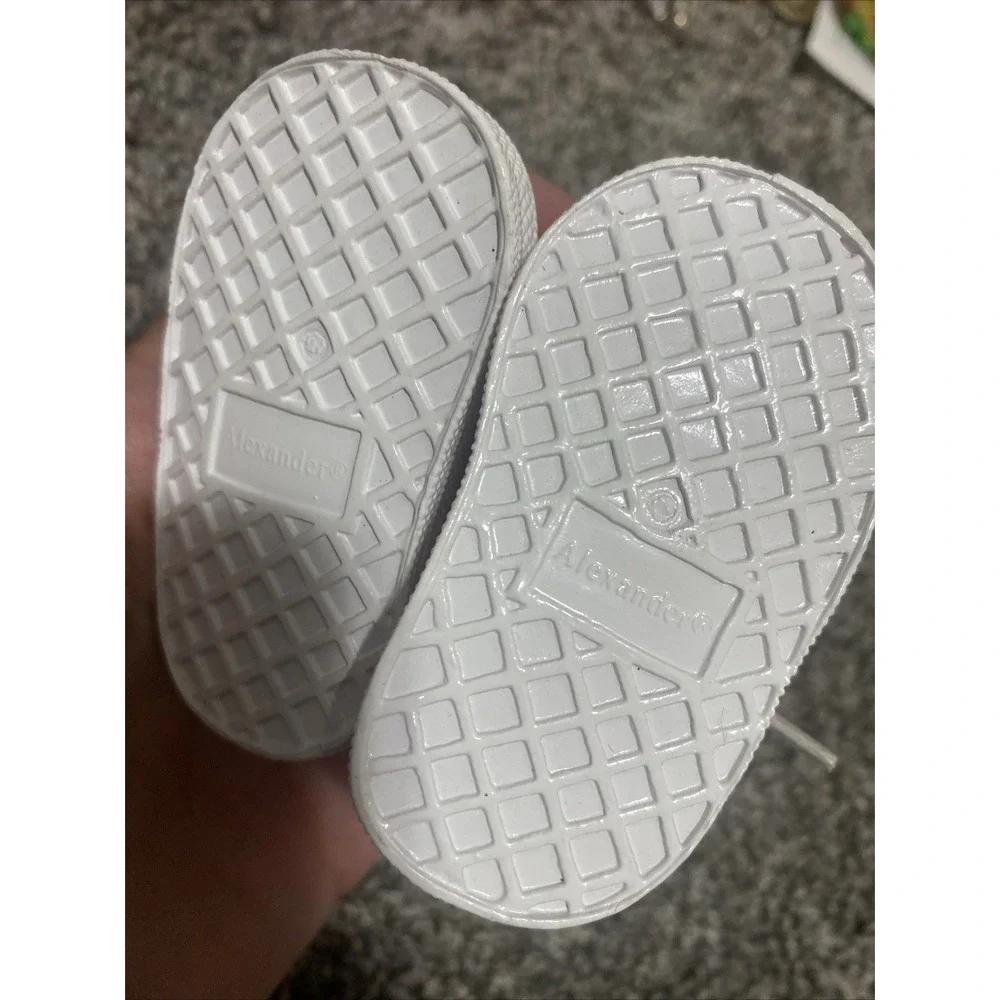 Pink & White Sneakers Alexander Doll Shoes For An 18 inch Doll